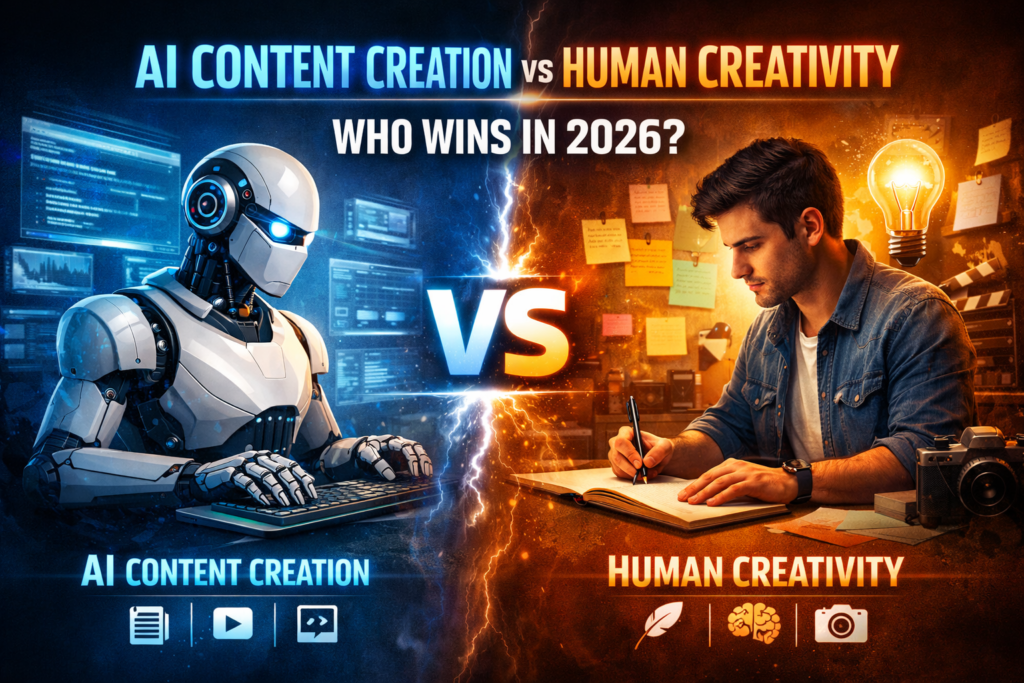 AI Content Creation vs Human Creativity: Who Wins in 2026?